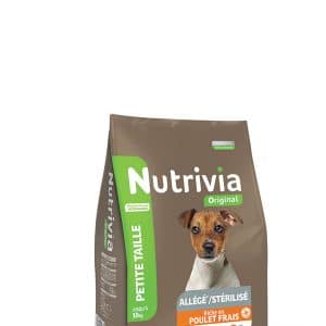 Nutrivia Original – Croquettes Allégées Au Poulet Frais Pour Chien De Petite Taille 3 KG