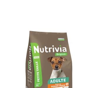 Nutrivia Original – Croquettes Au Poulet Frais Pour Chien Adulte De Petite Taille