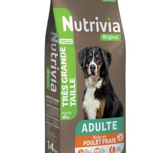 Nutrivia Original – Croquettes Au Poulet Frais Pour Chien Adulte De Très Grande Taille