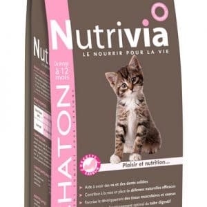 Nutrivia – Croquettes Au Poulet Pour Chaton