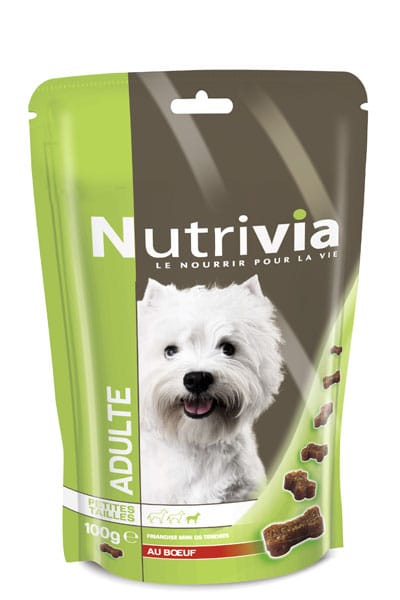 Nutrivia – Friandises Mini Os Tendres au Bœuf pour Chien